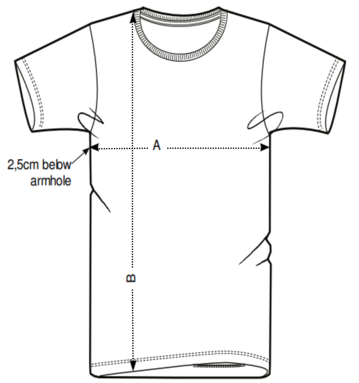 Unisex T‑Shirt. NUDE